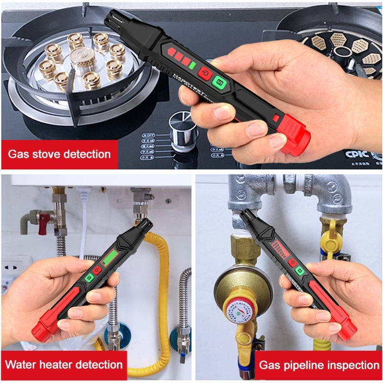 HT59 HT60 combustible gas detector double alarm gas leak detection pen