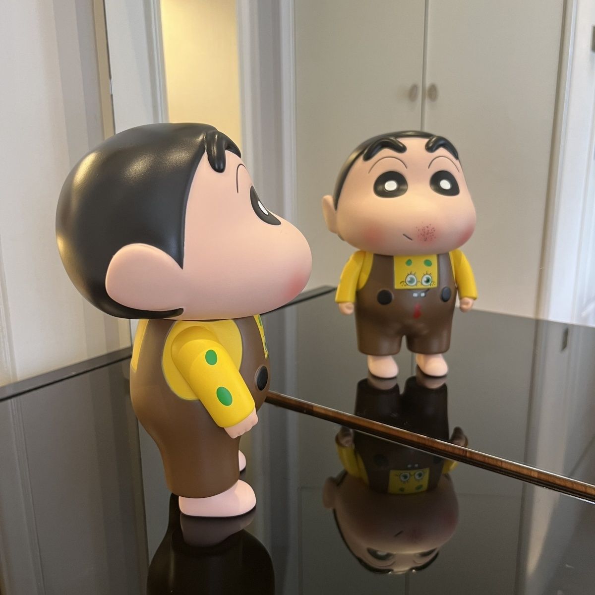 Cute Spongebob Freckles Small New 23cm Crayon Small New Handmade Desktop Bedroom Decoration Trendy Play Ornaments Gift