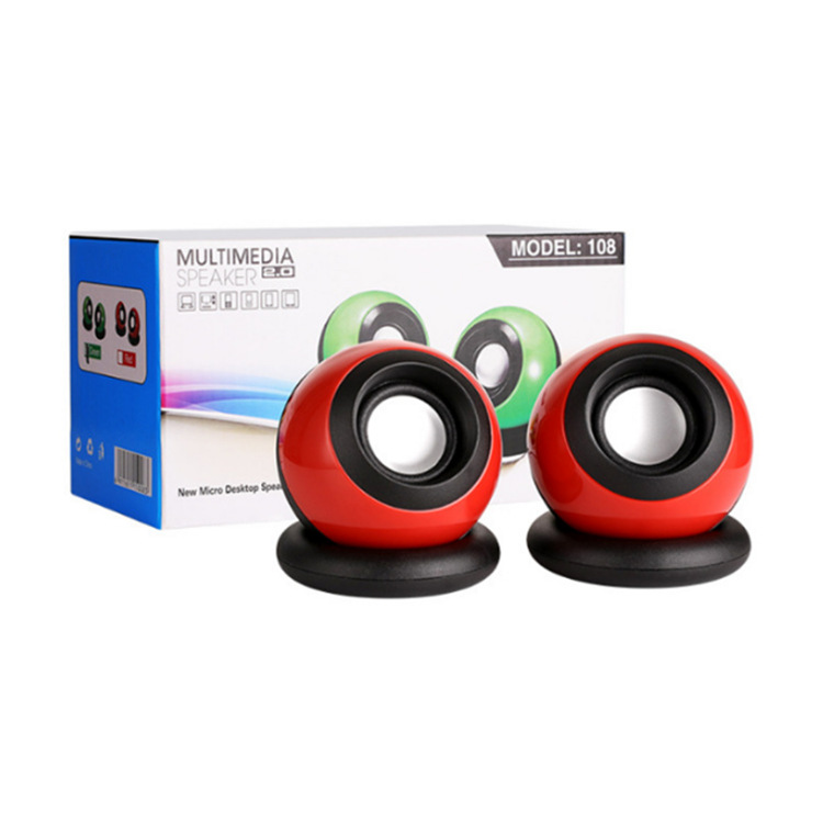 Wired USB computer small stereo desktop laptop mini desktop home office subwoofer speaker wholesale