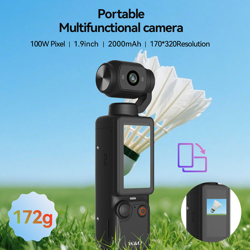 Cross-Border New 1080P Handheld Outdoor Sports Camera Conference Recorder Portable Pocket Cycling Camera
