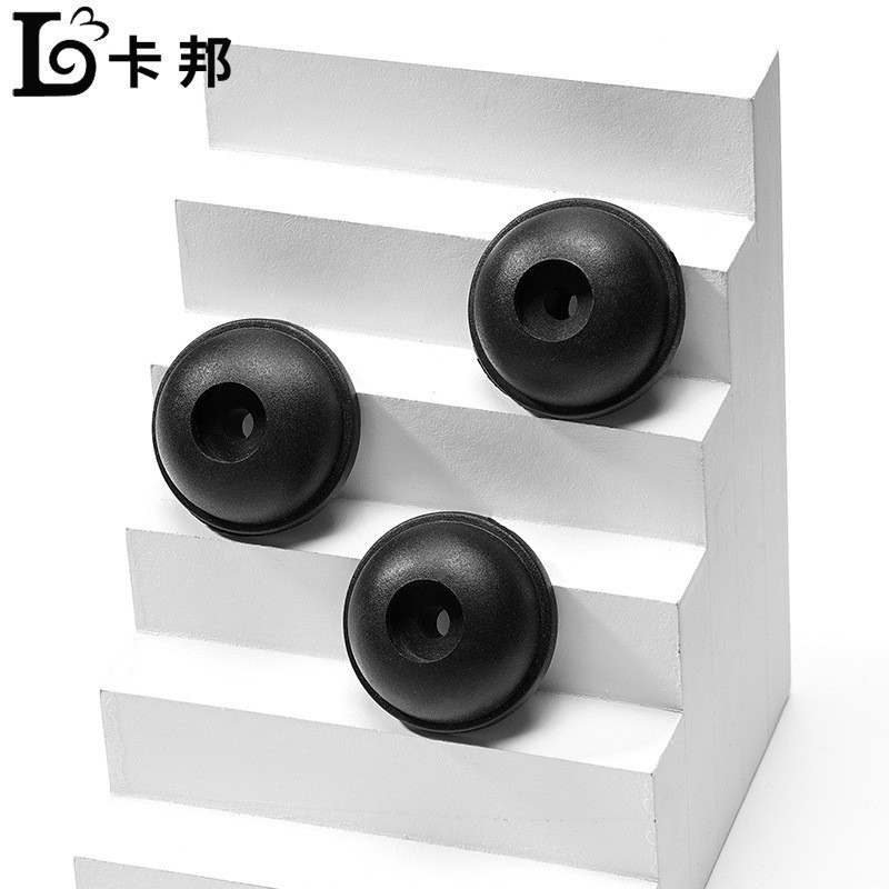 Luggage accessories plastic foot nail travel box plastic semicircle stand foot height 15mm luggage base nail accessories