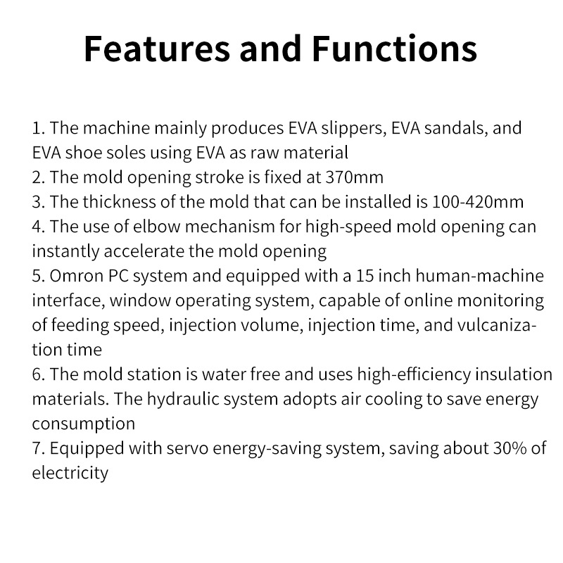4-Station Eva Injection Molding Machine Eva Machine Manufacture