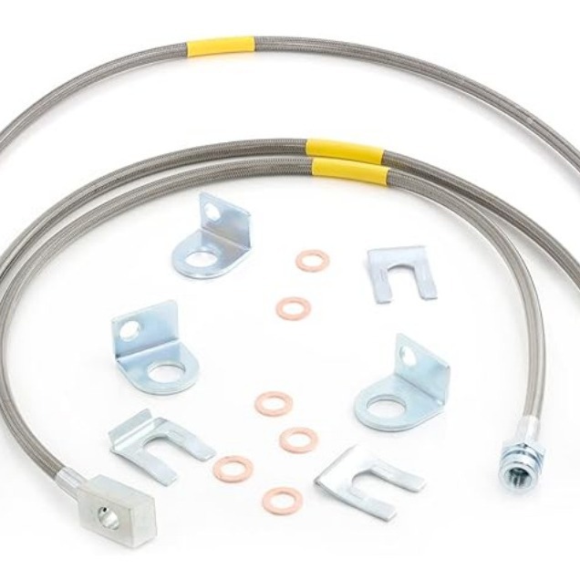 Fit for 1987-2006 Jeep Wrangler Tj/Yj/Xj - 89715 Stainless Steel Brake Line