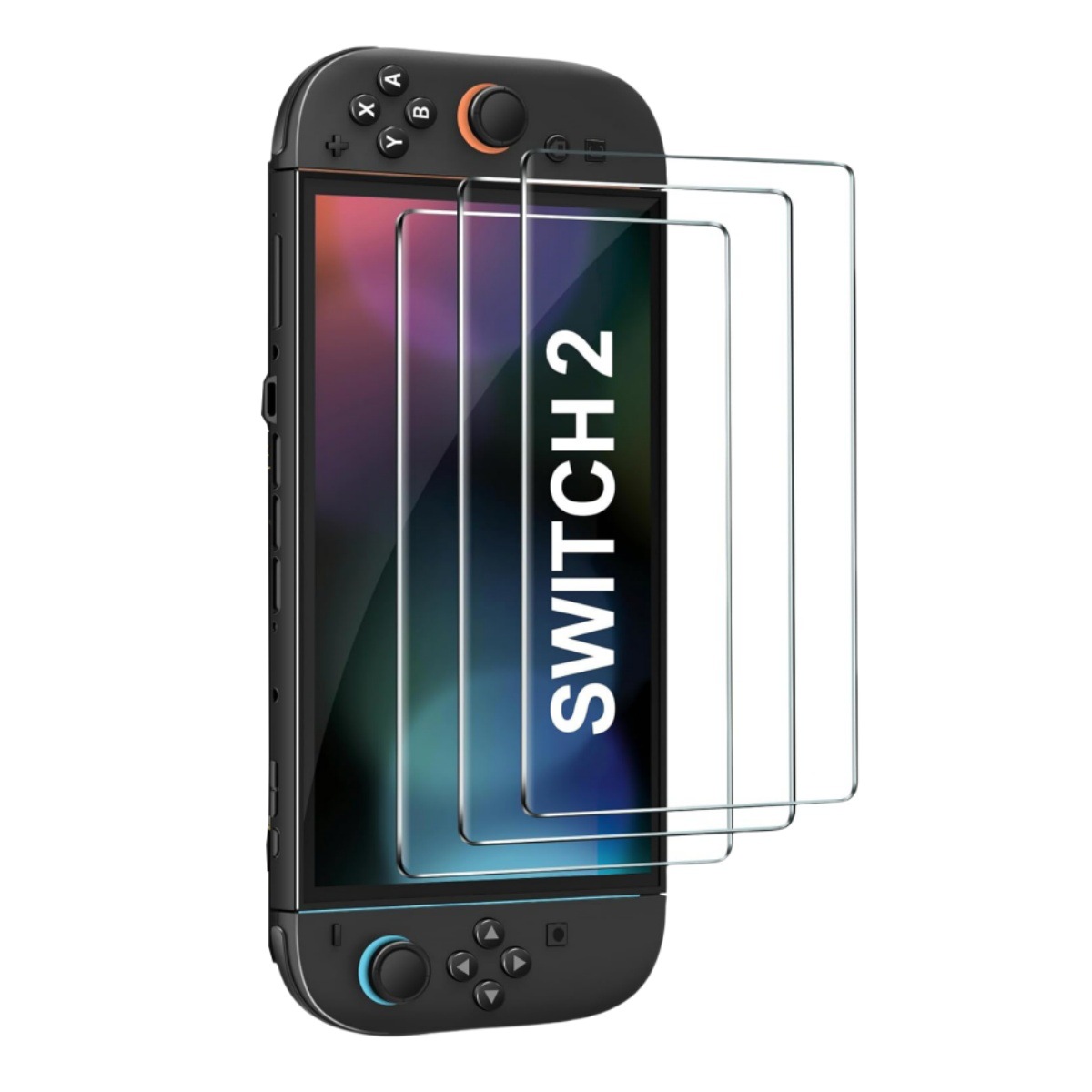 Suitable for Nintendo Switch 2 Tempered Film Set Game Console Accessory Bag Anti-Fall Portable Storage Bag