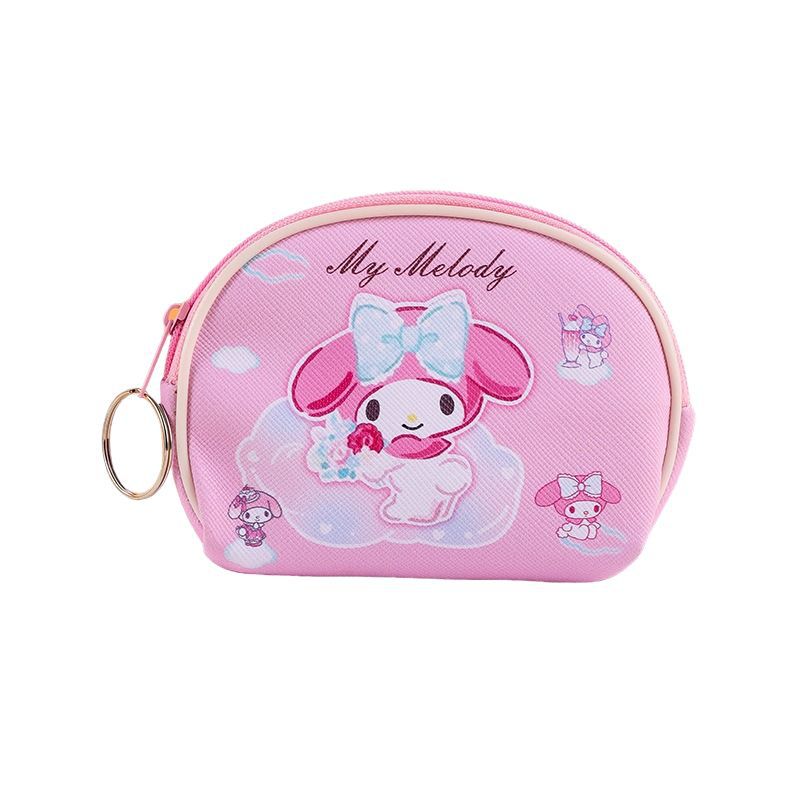 Cross-border coin purse cute cartoon keychain student female new storage small wallet PU small gift manufacturers wholesale
