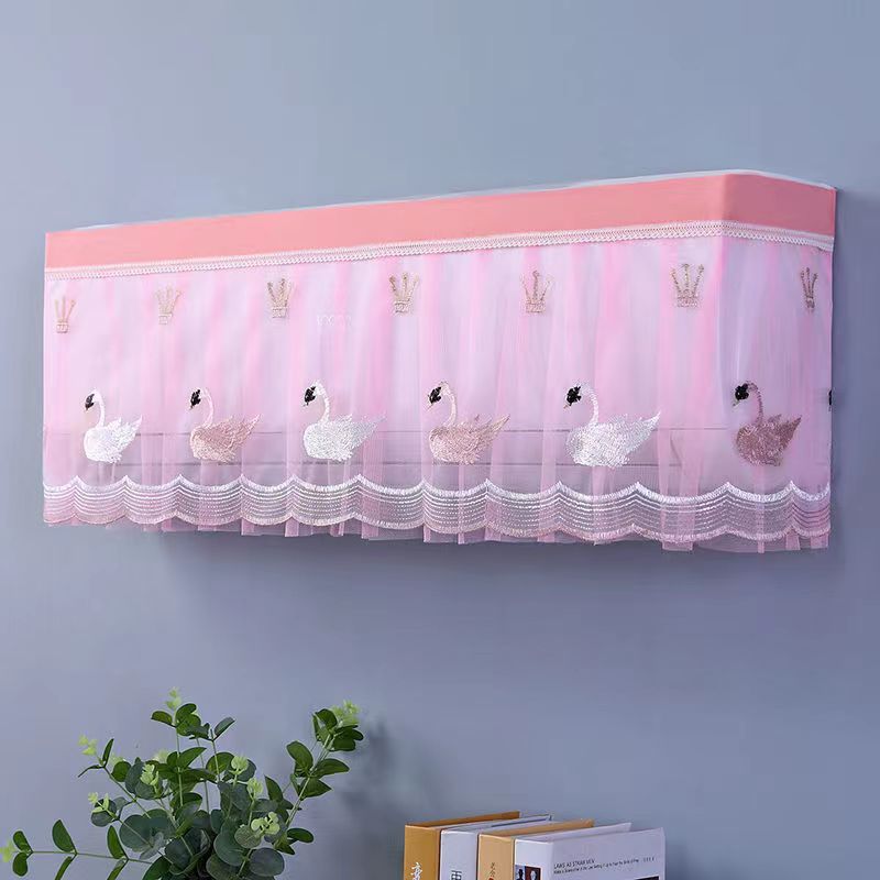 Air Conditioner Dust Cover Hang-Up Four-Level Can Open Aircraft Printing Process Universal Fabric Anti-Direct Blow Bedroom Living Room Creative Block