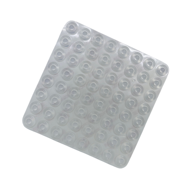 Silicone Anti-Collision Particles, Transparent Anti-Collision and Anti-Slip Silicone Foot Pads, Hemispherical Adhesive-Backed Buffer and Shock-Absorbing Cylindrical Silicone Pads