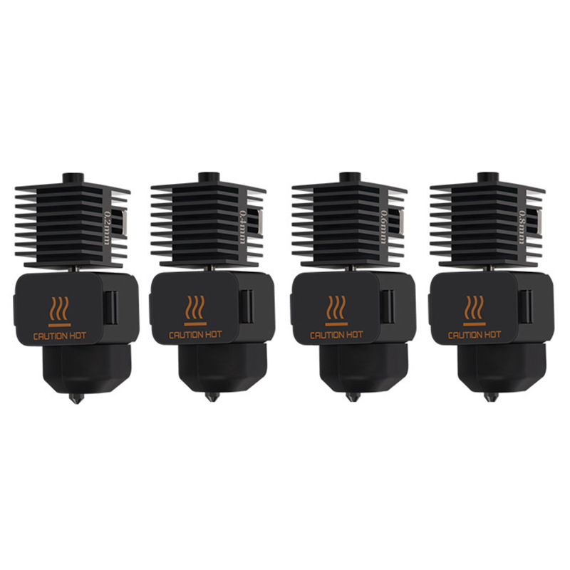 3D printer accessories Bambu Lab Tuozhu A1/A1MINI hot end hardened steel nozzle extrusion head silicone sleeve