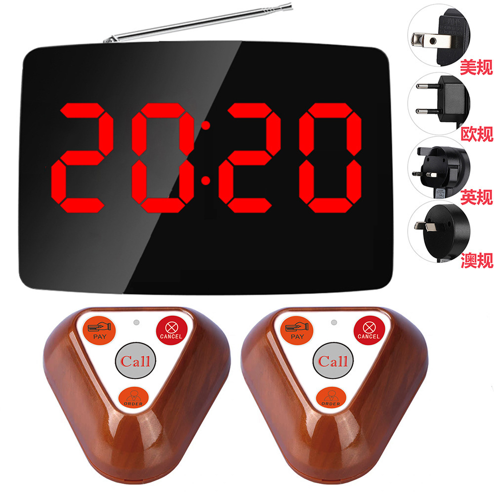 610-H4 Wireless Pager Export Cafe Button Club Teahouse Call Bell Restaurant Service Bell System