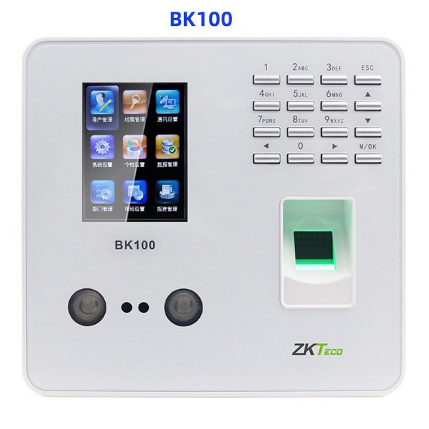 Zkteco Bk100 Attendance Machine, Foreign Trade Model, Facial Recognition Fingerprint Attendance Machine, Time Attendance
