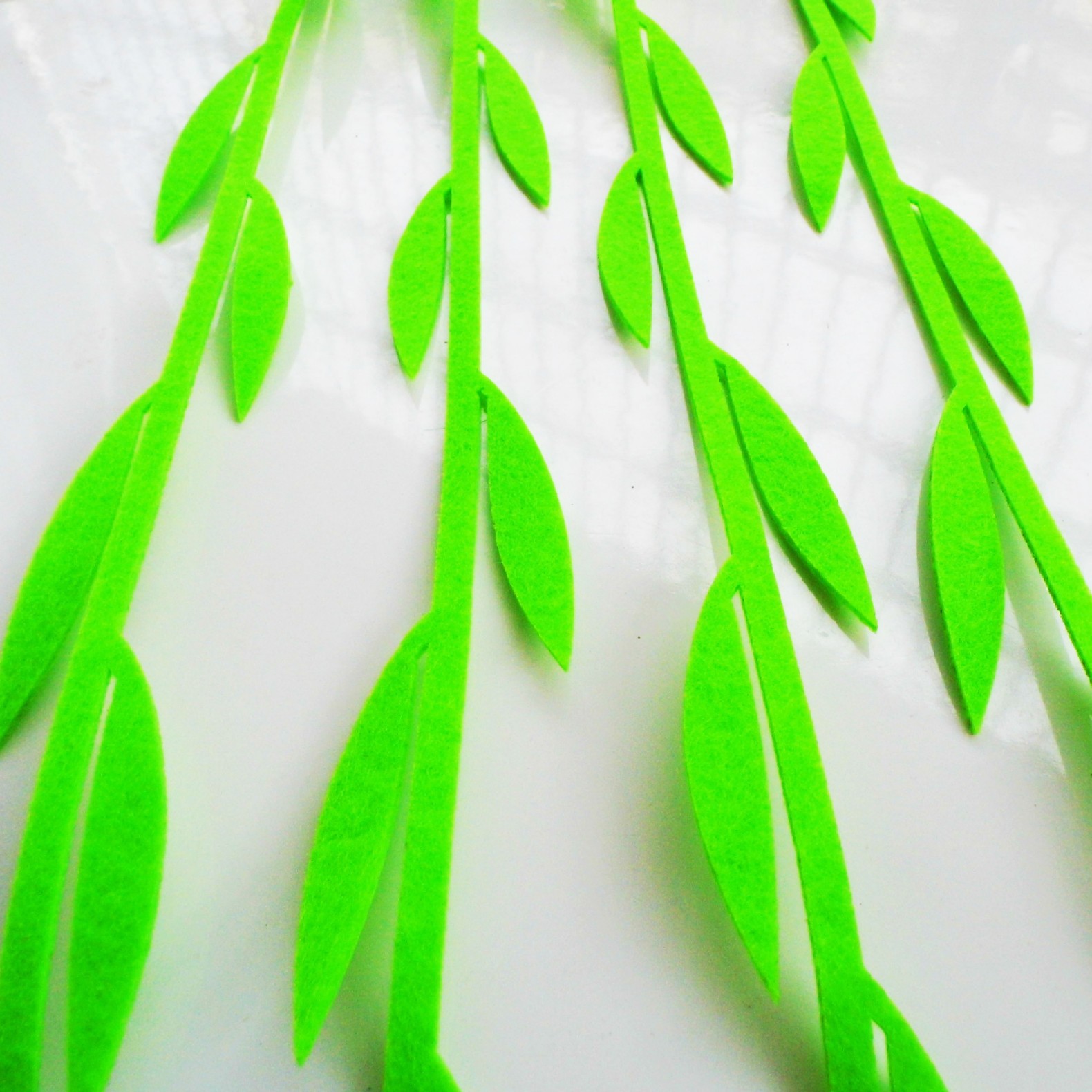 Shopping Mall Primary School Kindergarten Corridor Wicker Hanging Ornaments Non-woven Artificial Rattan Decoration Green Leaf Wicker Corridor Hanging Ornaments