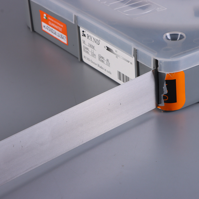 Ink Scraper Wholesale Medium and Low Speed Ry·Nd Alloy Scraper Gravure Printing Scraper Color Printing Machine Scraper