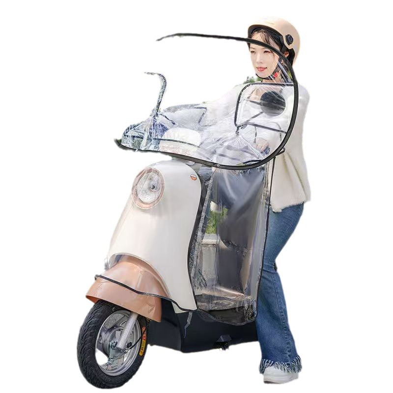Transparent electric car cape rain cover head cover sunscreen dashboard waterproof cover motorcycle central control faucet cover