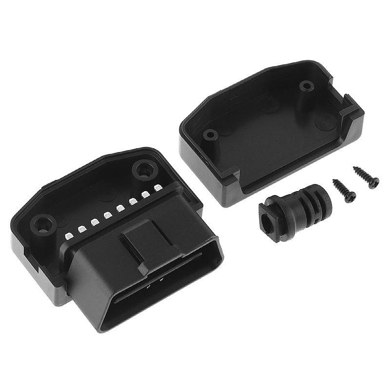 Supply OBD plug J1962M car male connector OBD2 connector plug shell wire card screw