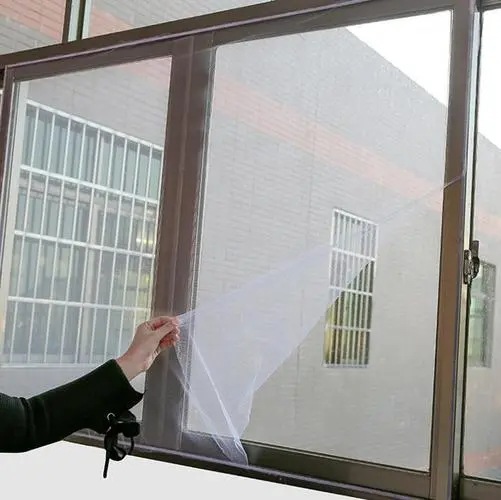 Xiamei Factory Self-Adhesive Black and White Anti-Mosquito Screens/Diy Anti-Mosquito Screens/Screen with Velcro