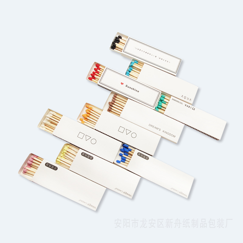 Factory processing custom all kinds of advertising matches hotel aromatherapy matches birthday candles matches wholesale free printing