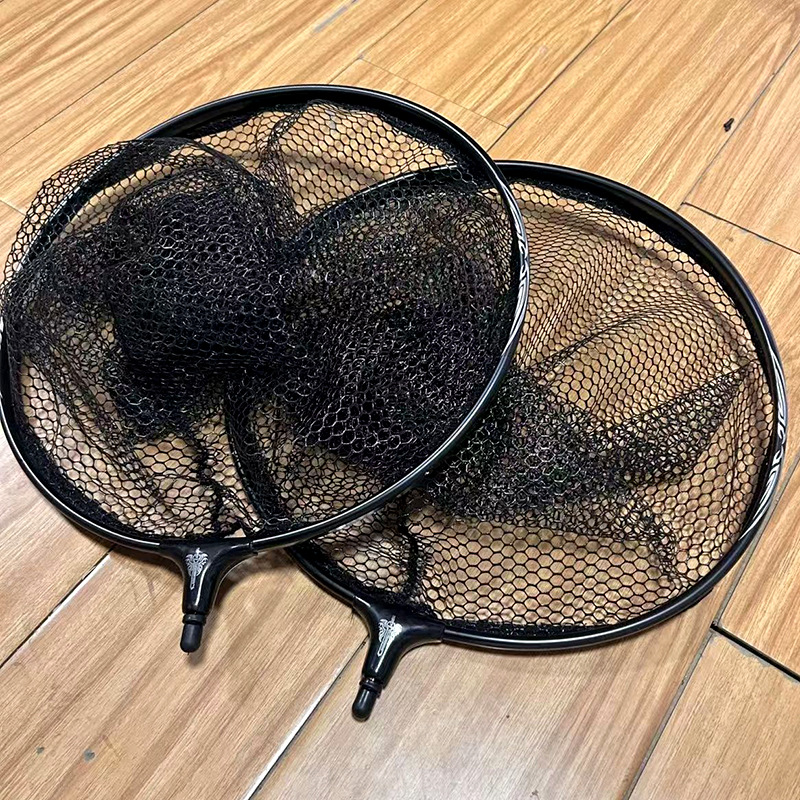 Оптовая продажа головки копирующей сети из алюминиевого сплава, утолщенная, черная, для рыбалки