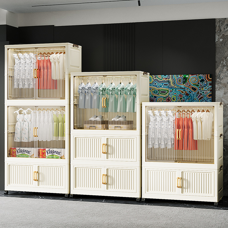 Многофункциональный большой подвесной шкаф для одежды 55-85 см, детский шкаф для хранения, многослойный шкаф для взрослых