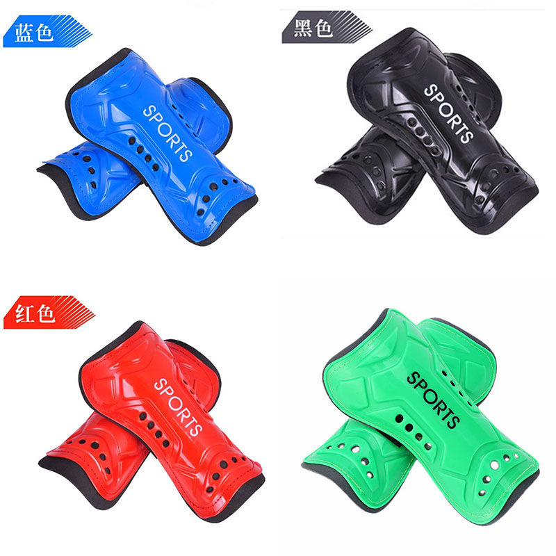 Защита ног для взрослых для уличного спорта, футбольный матч, с отверстием, дышащая, защитный ремешок, защита для голени