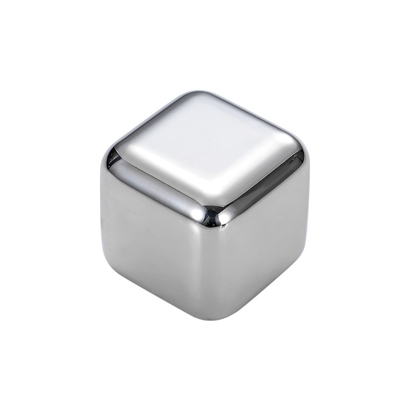 304 Stainless Steel Ice Grain Quick-Frozen Iron Ice Block Summer Chilled Whisky Metal Ice Grain Recyclable Ice Ball Tallite