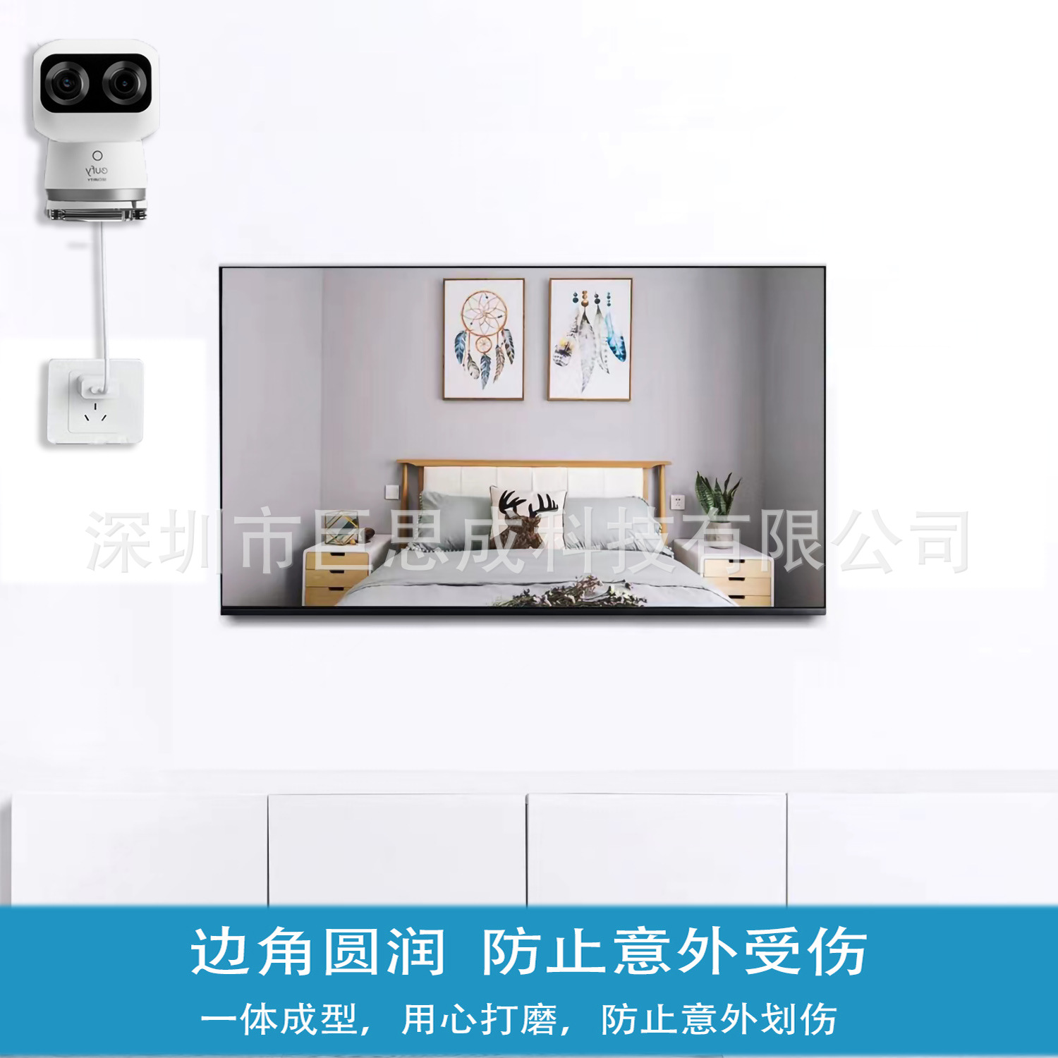 Hot-Selling Spot Suitable for Eufys350 Surveillance Camera Bracket Smart Camera Acrylic Wall-Mounted Storage Bracket