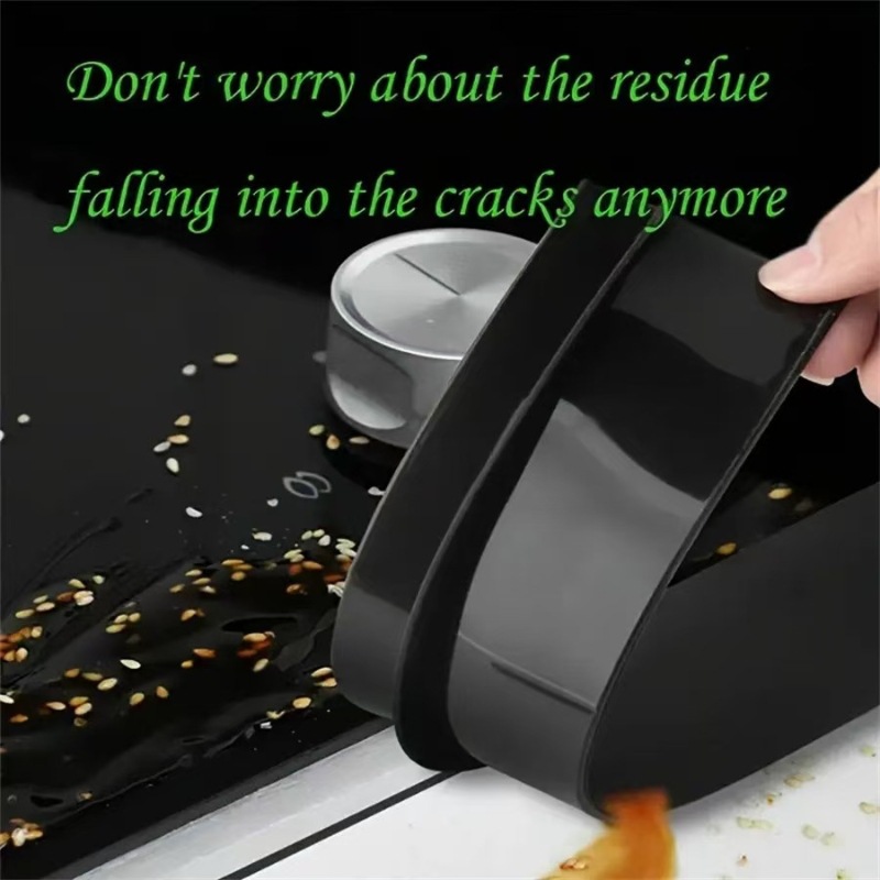 [Cross-border Explosive] New T-shaped Cooktop High Temperature Resistant Gap Strip Silicone Sealing Strip Silicone Sealing Strip Water Retaining