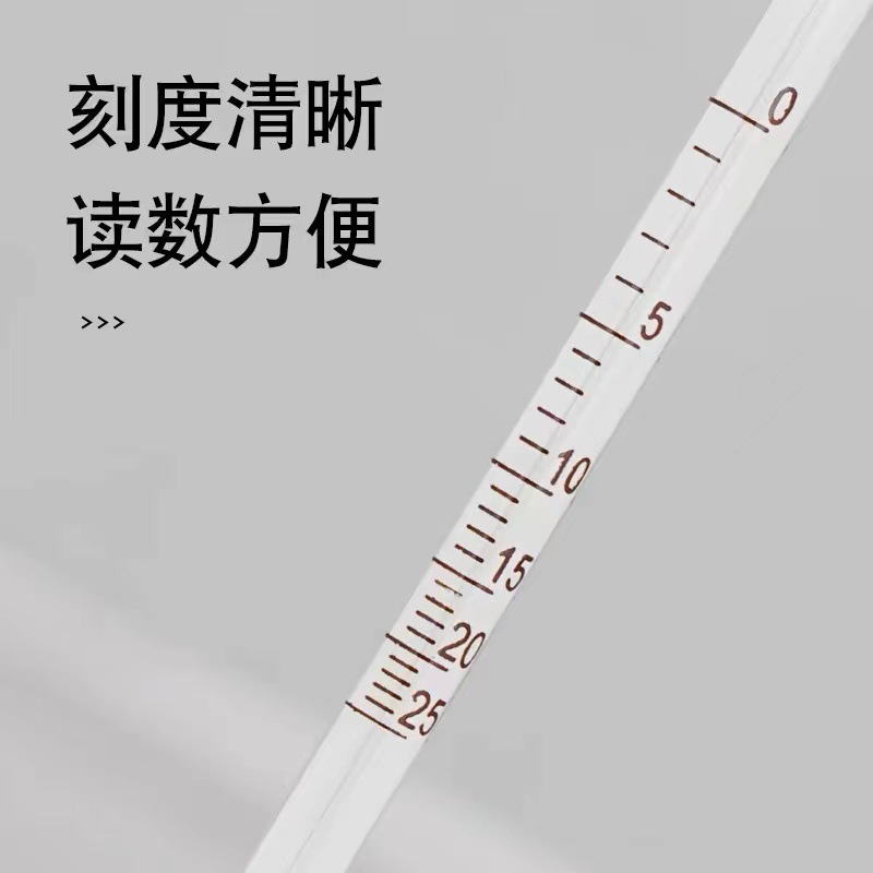 Alcohol meter fruit wine meter 0-25 degree wine rice wine meter fruit wine meter self-brewing alcohol meter wholesale