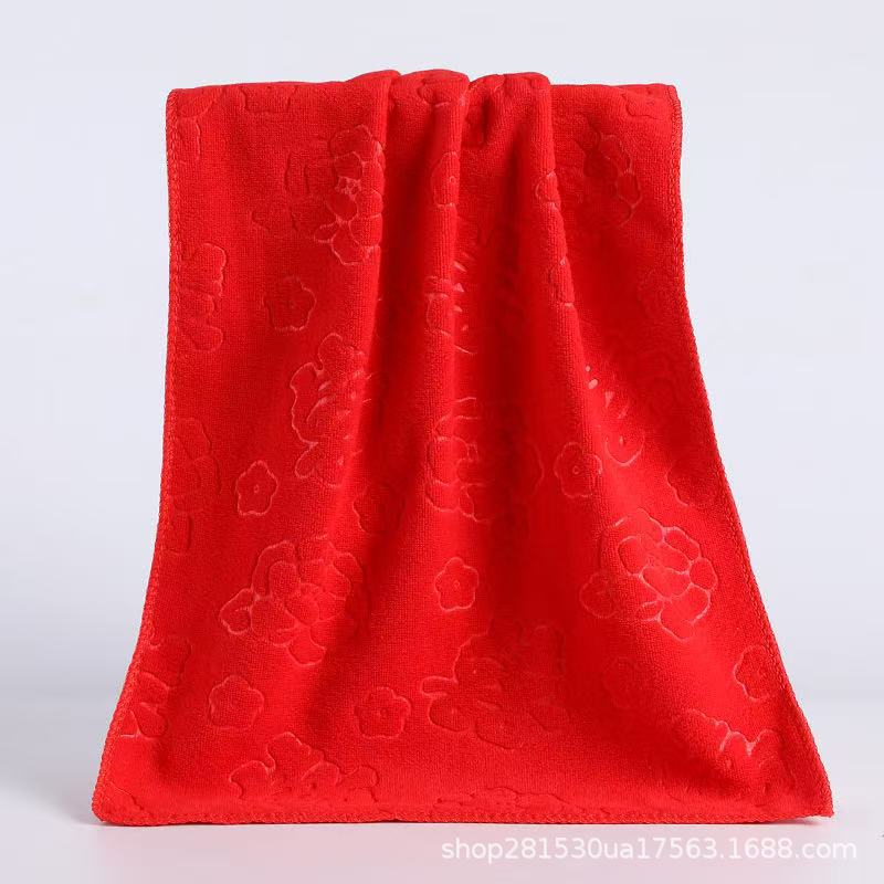 Return Gift Towel, Longevity Towel, Big Red Birthday Banquet, Red Blessing and Longevity Souvenir, Red Blessing Gift Box Towel