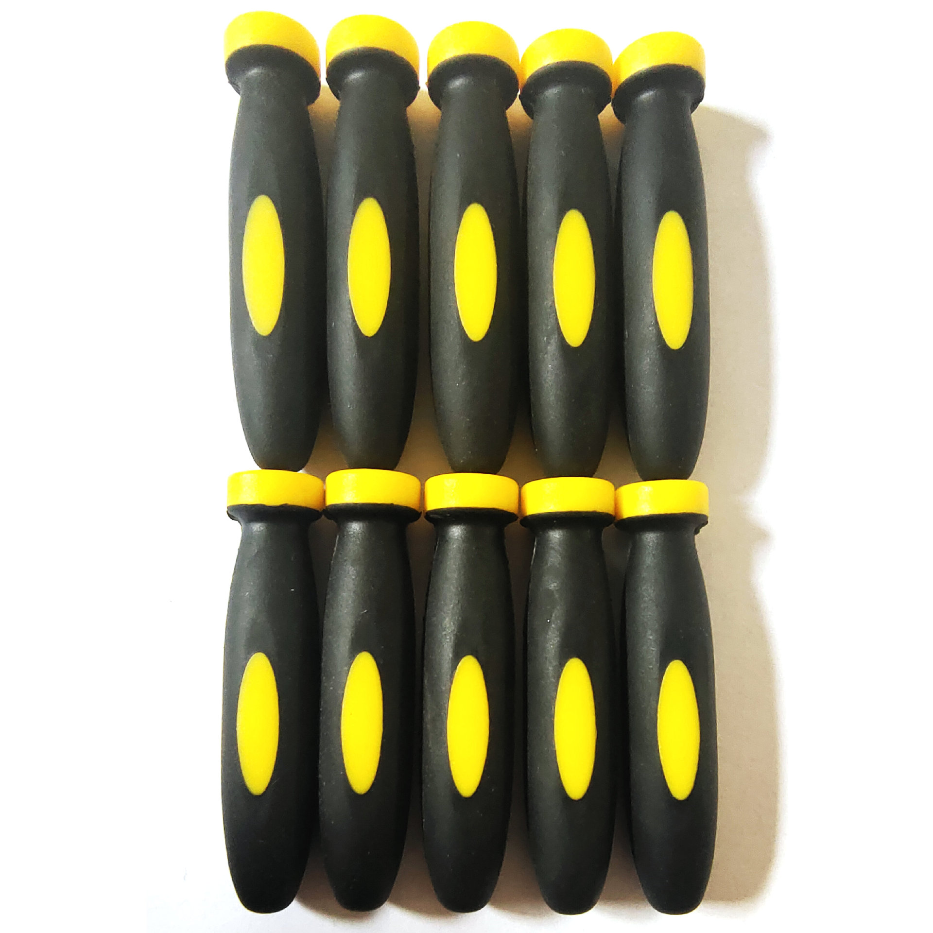 Tool set TPR + PP new environmental protection material odor-free two-color file handle flat hole round hole size