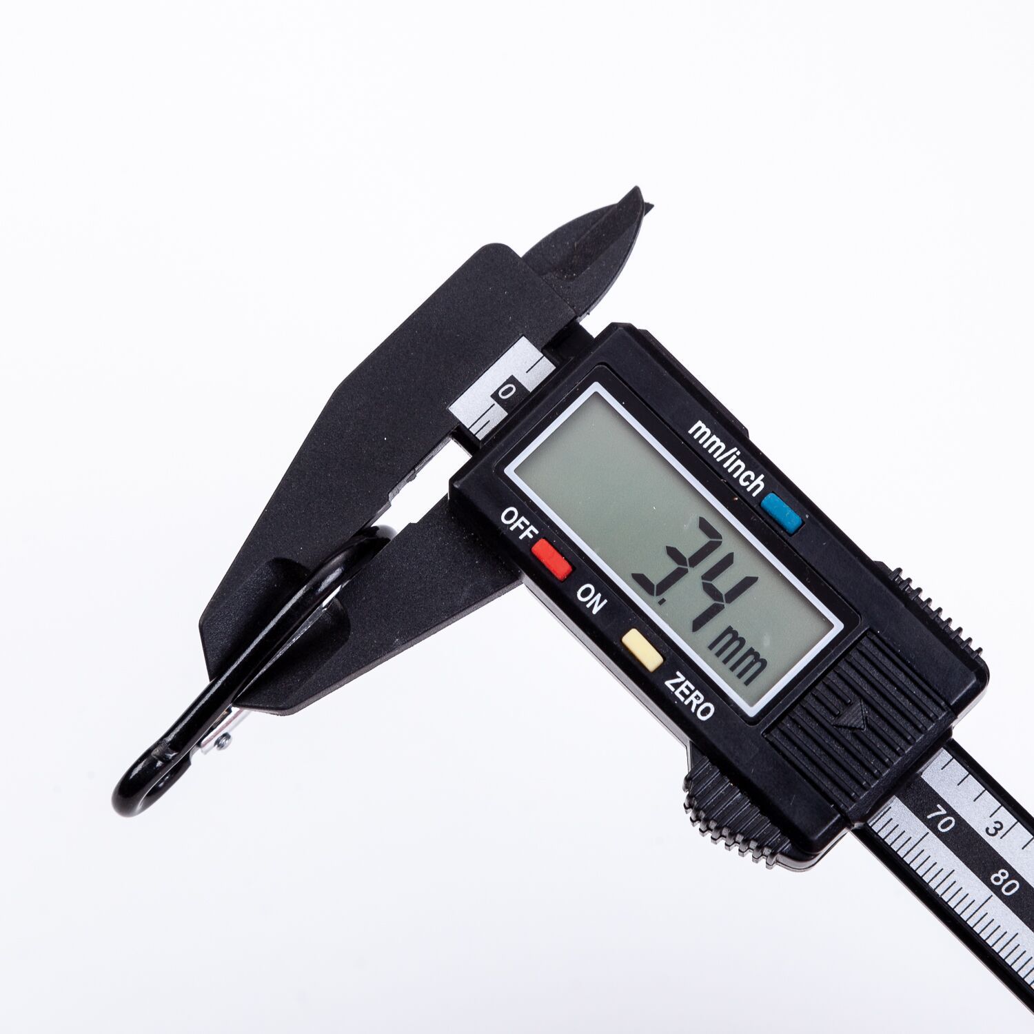 Wholesale No. 5 Gourd Shape Carabiner Spring Aluminum Alloy Backpack Gourd Climbing Hook Carabiner Aluminum Black