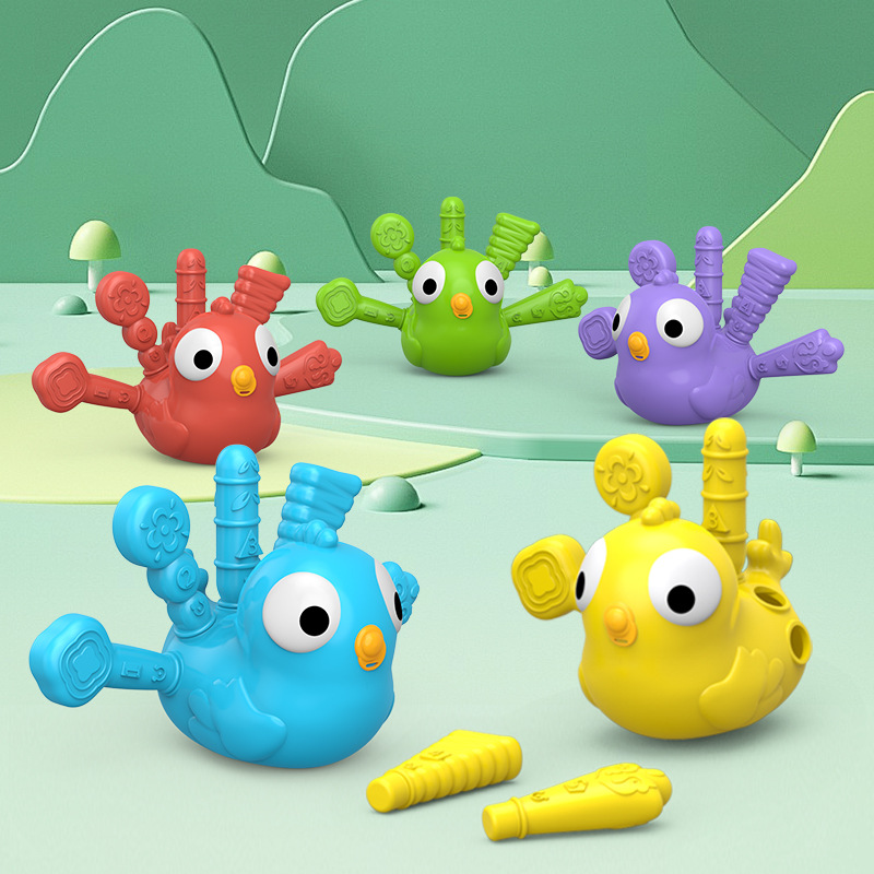 [Cross-border] English Package Guochao Meng Finch Pull Nail Hand Fine concentration Training Children's Educational Early Education