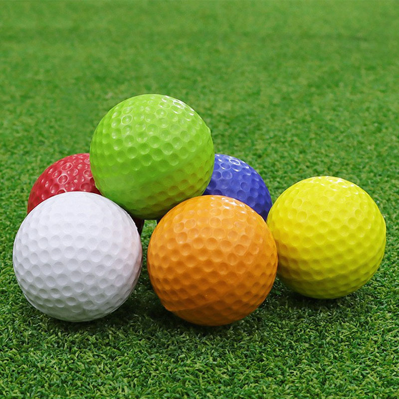 Indoor golf soft ball golf Pu ball golf sponge ball foam ball colorful children's toy ball