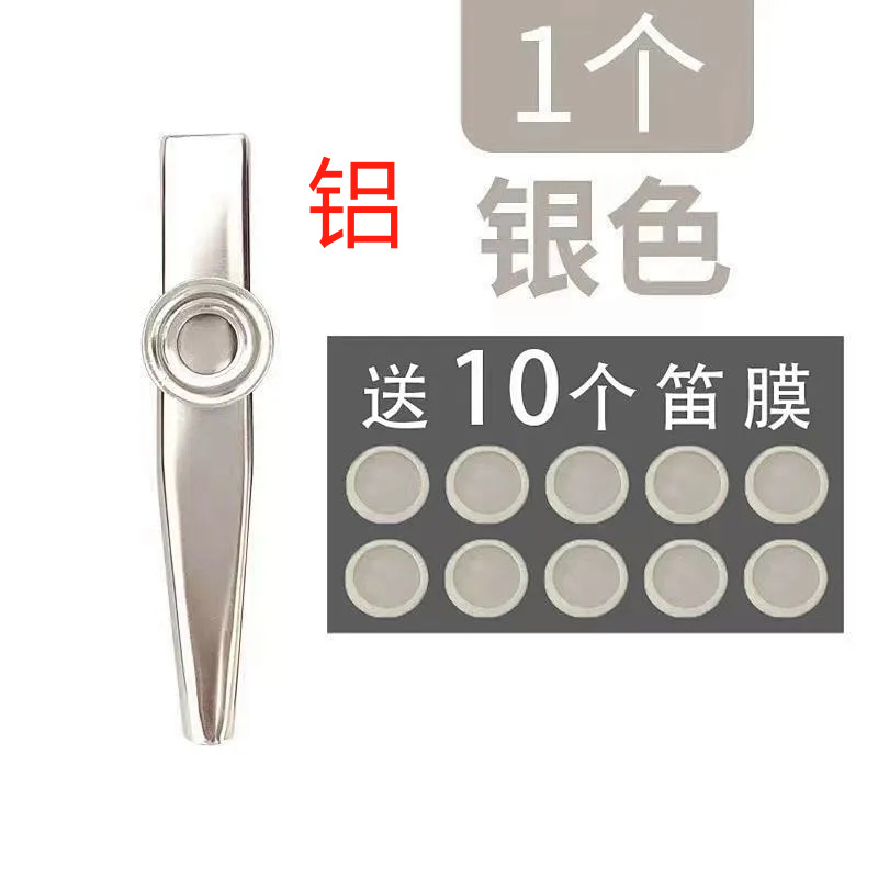 Металлический казу для начинающих, малый нишевый новый флейта, простое и легкое в обучении аккомпанирующее средство