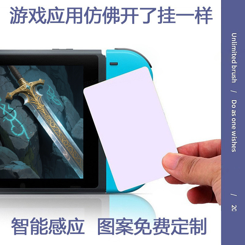 Nfc Chip Sticker Ntag215 Coin Card DIY Music Wall Rfid Round Coin Card Original 215 White Card