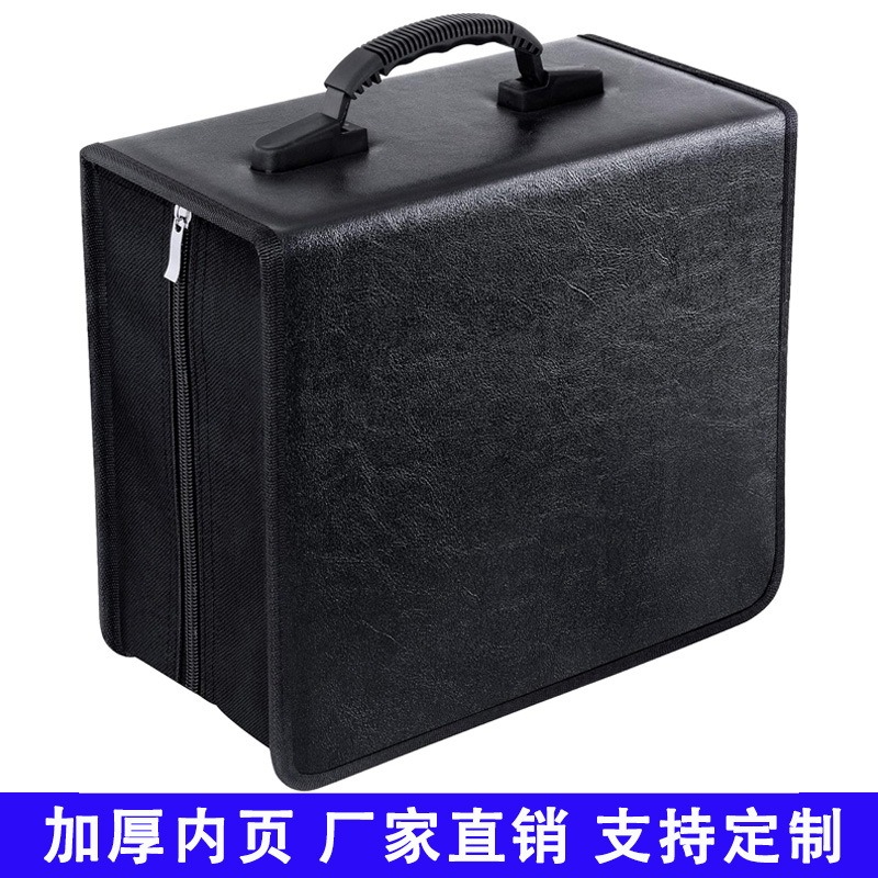 В наличии Чехол для дисков на 520 мест Из искусственной кожи Большой объем Портативный чехол для дисков Эксклюзивный производитель Amazon Кросс-бордер