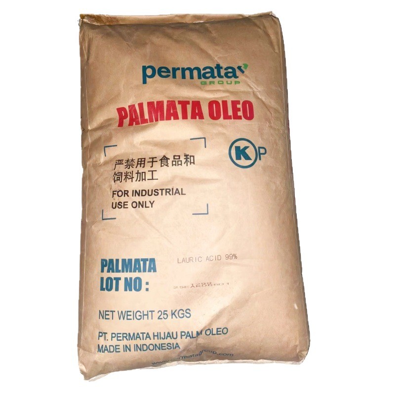 Green Laurel Acid 1299 Dodecanoic Acid Stearic Acid Surface Active Agent Important Industrial Raw Material in Daily Chemical Field