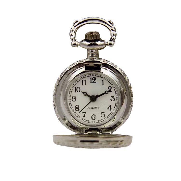 Foreign trade explosions small spider web hollow pocket watch mixed fashion retro quartz hanging watch factory direct wholesale