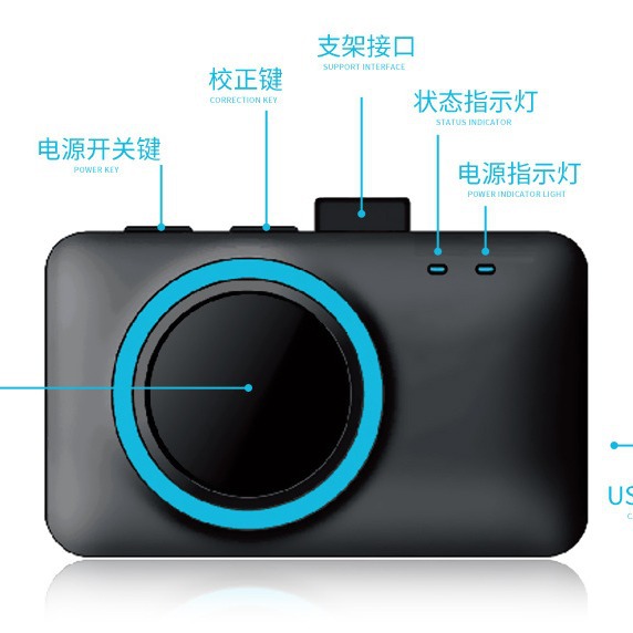 Fatigue driving warning device GPS speed measurement early warning prevention long-distance dozing down head artifact infrared face recognition