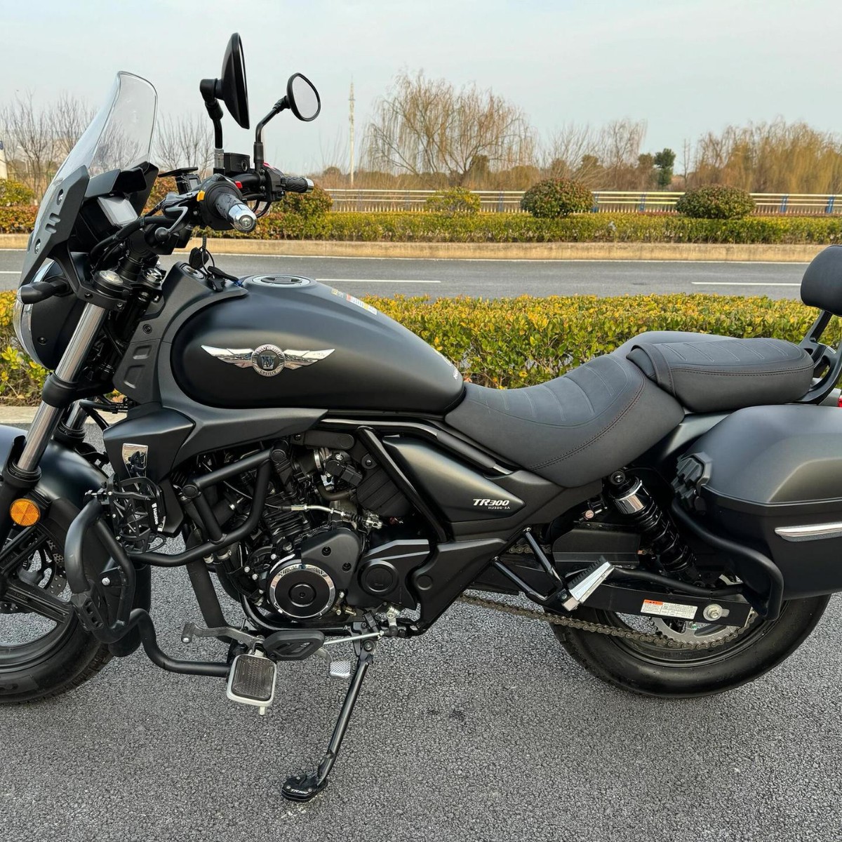 Национальный IV EFI Haojue Tr300 мотоцикл с водяным охлаждением, двухцилиндровый, мужской туристический ретро круизер