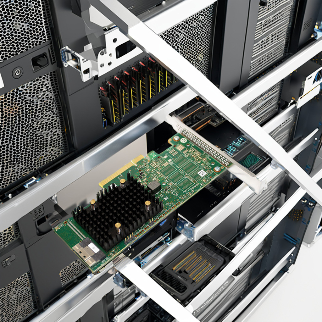 Broadcom 9500-8I Large-Scale Integrated Circuit Sas3808 Pci-E 4.0 X8 12 Gb/S S