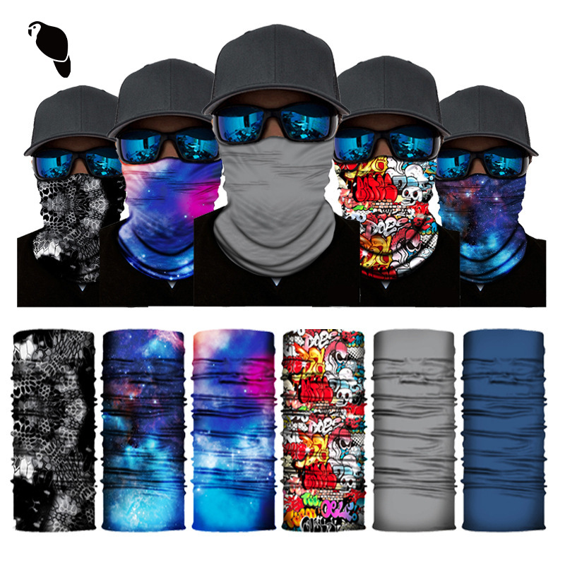 Pattern Series spot Magic Turban outdoor riding sunscreen windproof mask sports sweat-absorbent seamless scarf