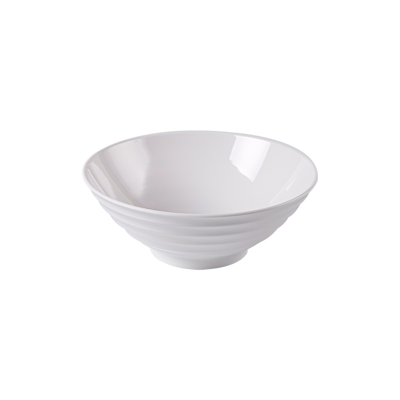 Factory custom melamine noodle bowl soup bowl large noodle shop special imitation porcelain tableware plastic ramen bowl spicy hot Bowl