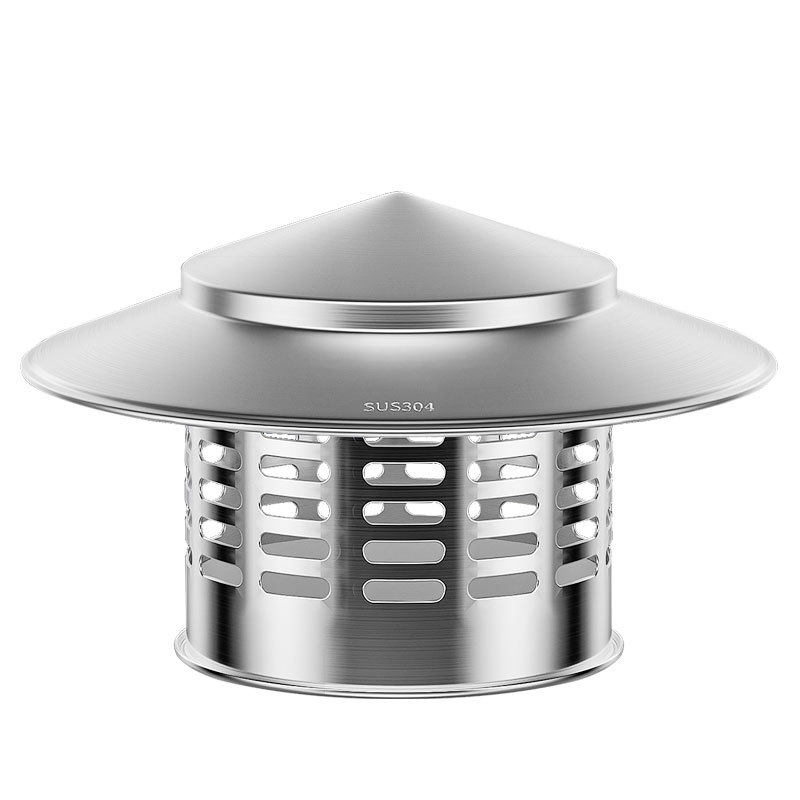 Umbrella-shaped chimney cap rain cap rain cap pipe cover fresh air exhaust pipe cap roof hood PVC pipe cap