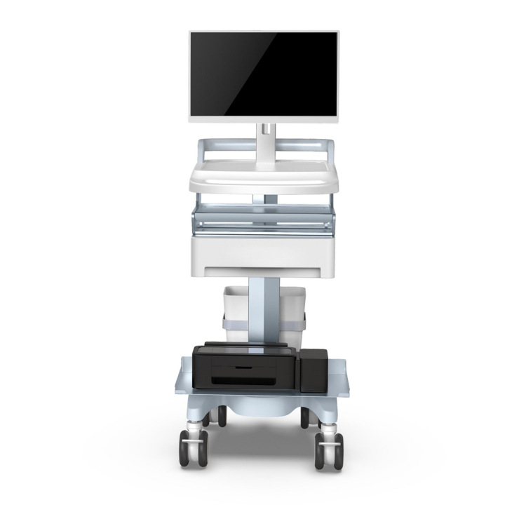 Professional Medical Cart Manufacturer Mobile Study Workstation Cart Supports Oem/Odm