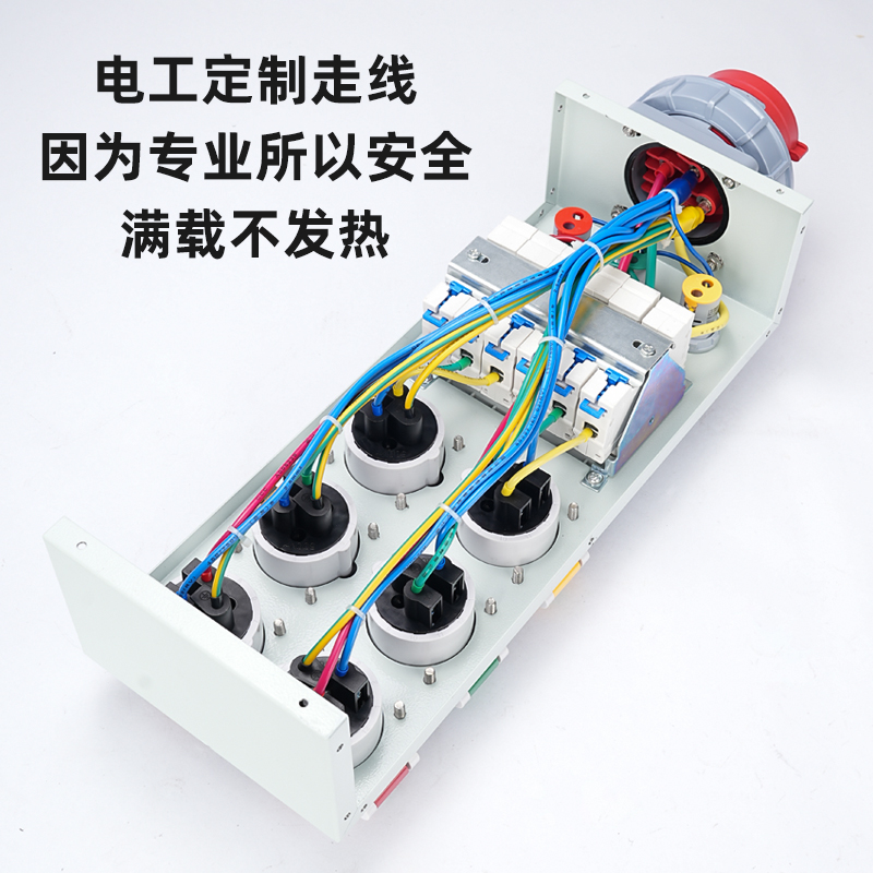 Outdoor 6-Way Large-Screen Led Power Supply through Box Performance Water Distribution Box into 12-Way Portable Small Power Supply Box