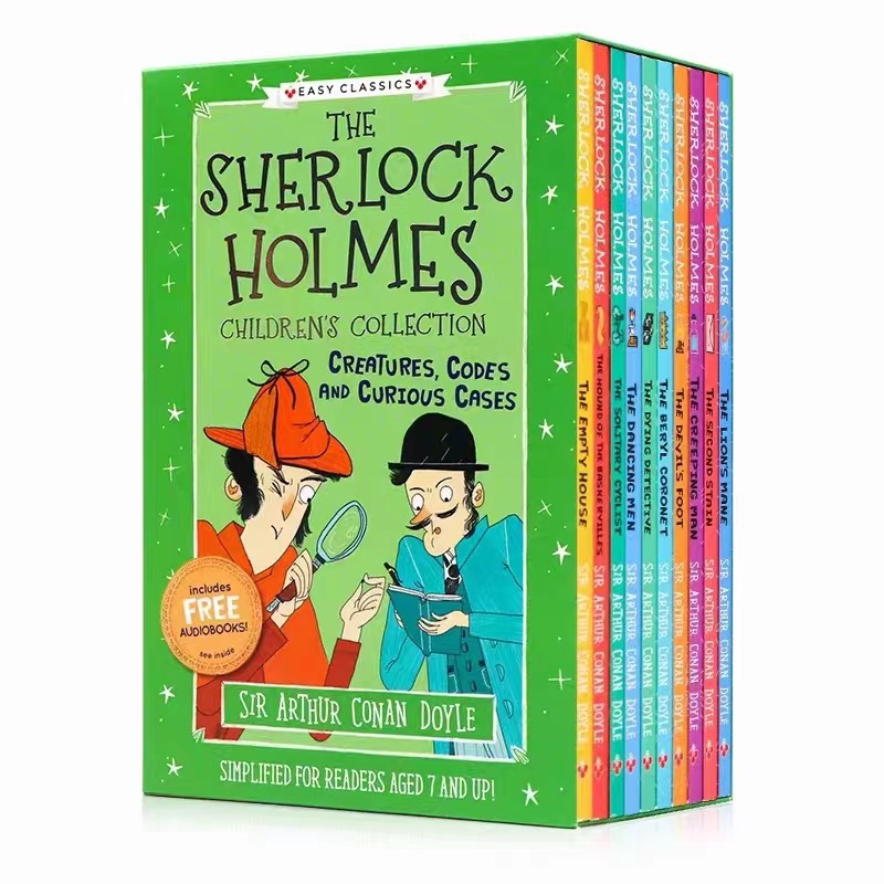English version of the picture Sherlock Holmes detective one two three classic novels of detective reasoning