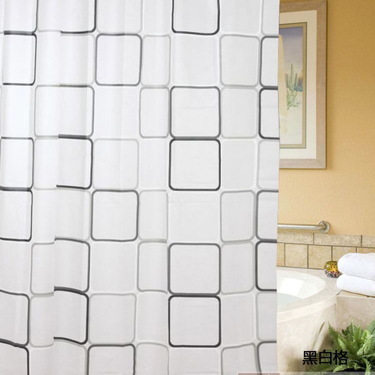 Тканевый душевой занавес, занавес для ванной, перегородка для ванной, клетчатый душевой занавес, занавес для душа, оптовый дверной занавес