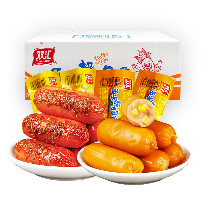 Free Shipping Shuanghui Corn Hot Dog Spicy Crispy Sausage Instant Snacks Snacks Crispy Baked Sausage Ham Sausage