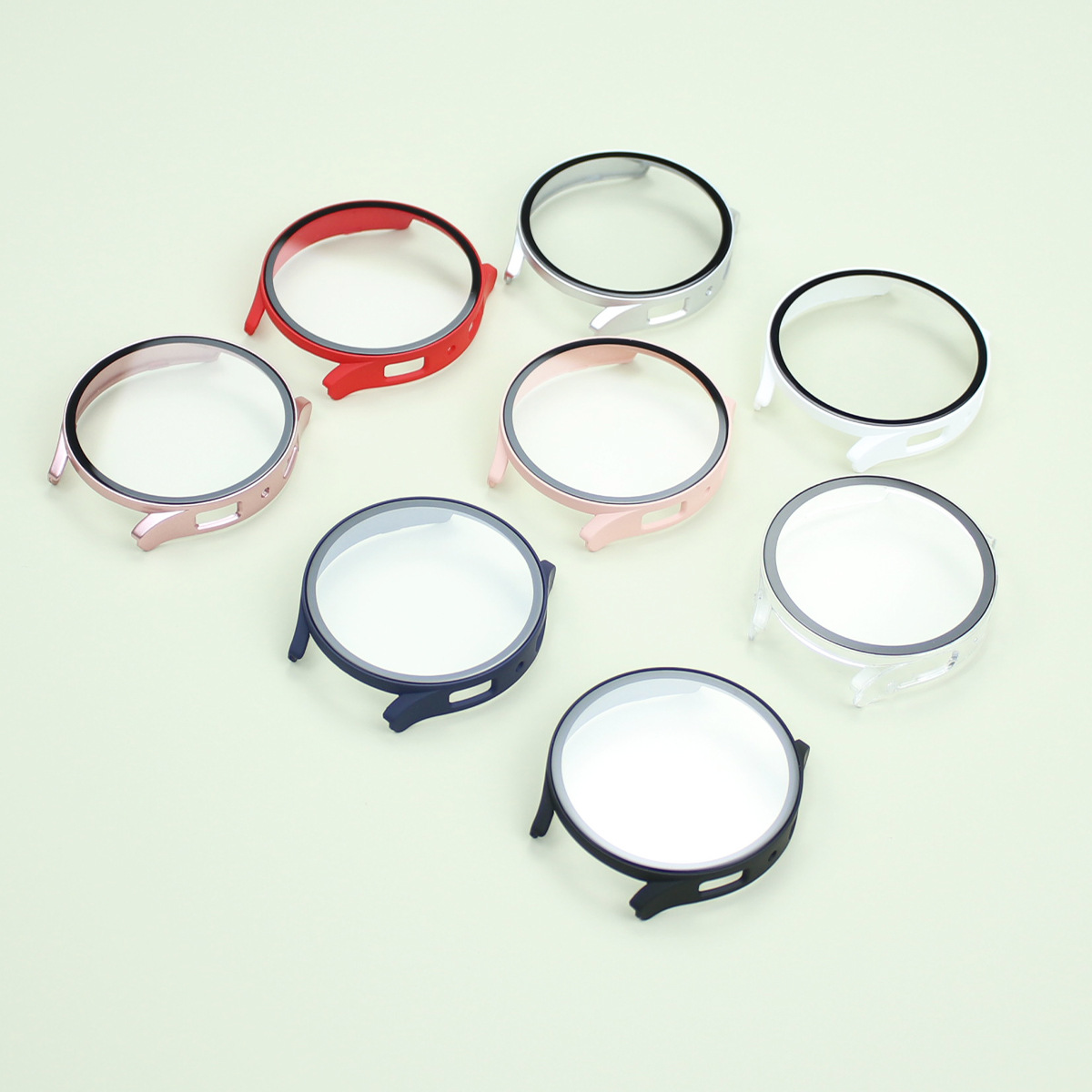 For Samsung galaxy watch7 FE frosted watch case watch6/5/PC case film integrated protective cover