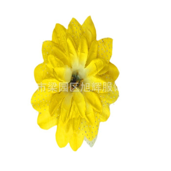 Wholesale sales children's dance headdress flower headdress ethnic dance Latin dance head flower corsage chicken feather head flower Yangko Square